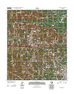 Kilgore NW 2013 topographic map thumbnail