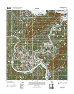 Kingsland 2012 topographic map thumbnail