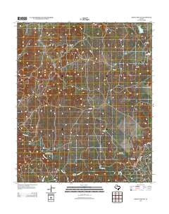 Kiowa Peak NE 2012 topographic map thumbnail