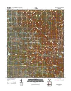 Kiowa Peak NW 2012 topographic map thumbnail