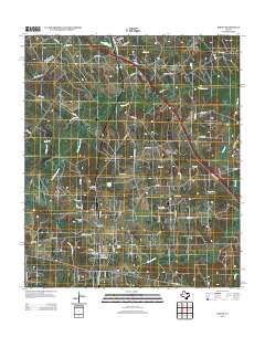 Kirvin 2013 topographic map thumbnail