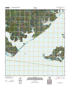 Kleberg Point 2013 topographic map thumbnail