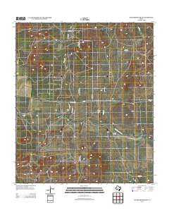 Knickerbocker NW 2012 topographic map thumbnail