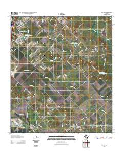 Uhland 2013 topographic map thumbnail