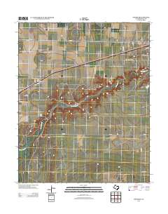 Umbarger 2012 topographic map thumbnail