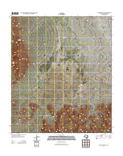 Victorio Peak 2012 topographic map thumbnail