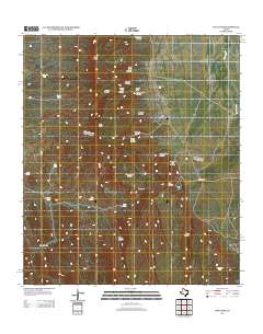 Vieja Pass 2012 topographic map thumbnail