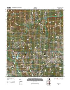 Timpson 2013 topographic map thumbnail