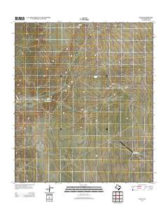 Tinaja 2012 topographic map thumbnail