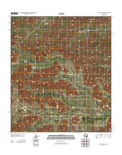 Toms Canyon 2012 topographic map thumbnail