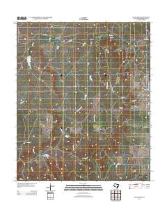 Tonk Creek 2013 topographic map thumbnail