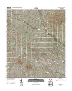 Toyah NW 2013 topographic map thumbnail