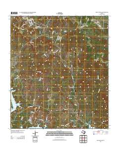 Travis Peak 2012 topographic map thumbnail