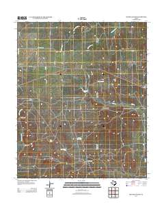 Triangle Ranch 2012 topographic map thumbnail