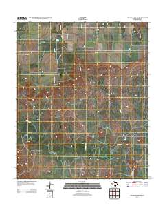 Truscott South 2013 topographic map thumbnail