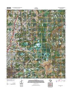 Waco East 2012 topographic map thumbnail