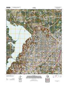 Waco West 2012 topographic map thumbnail