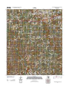 Weatherford South 2012 topographic map thumbnail