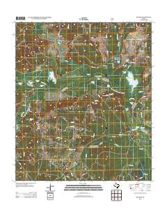 Weches 2013 topographic map thumbnail
