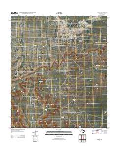 Texon 2012 topographic map thumbnail