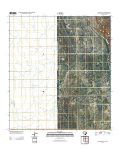 Palafox SW 2013 topographic map thumbnail