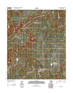 Palo Pinto 2012 topographic map thumbnail