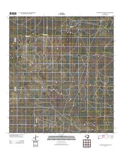 Palomas Ranch NW 2013 topographic map thumbnail