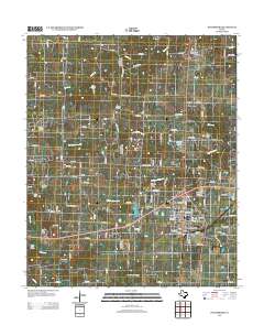 Whitesboro 2013 topographic map thumbnail