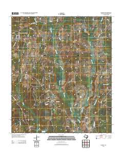 Woden 2013 topographic map thumbnail