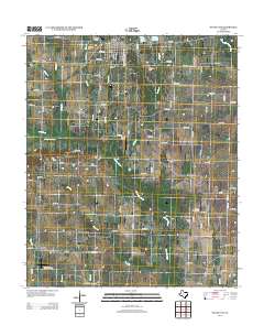 Wolfe City 2013 topographic map thumbnail
