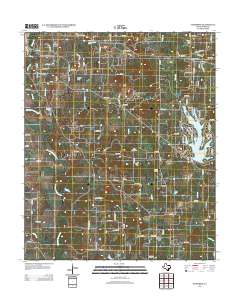 Woodbine 2013 topographic map thumbnail
