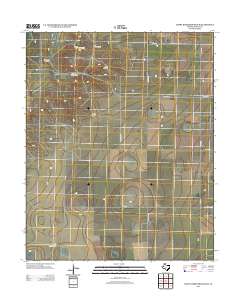 Happy Hereford Ranch 2012 topographic map thumbnail