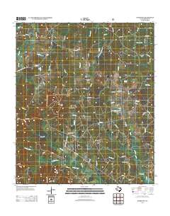 Hurstown 2013 topographic map thumbnail