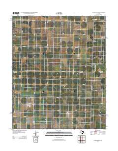 Lazbuddie SE 2012 topographic map thumbnail