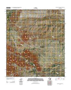Leoncita Ranch 2012 topographic map thumbnail