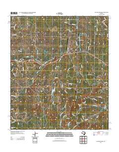 Yeager Creek 2012 topographic map thumbnail