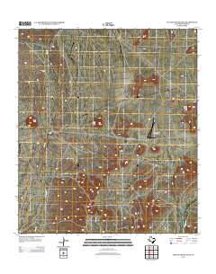 Yellow House Peak 2013 topographic map thumbnail