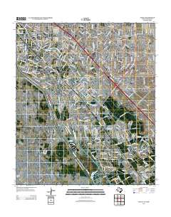 Ysleta 2012 topographic map thumbnail
