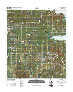 Zavalla 2013 topographic map thumbnail