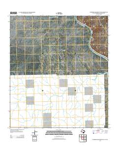 Zuberbueler Bend NW 2013 topographic map thumbnail
