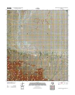 Bitter Well Mountain SW 2013 topographic map thumbnail