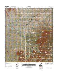 Boracho Peak 2012 topographic map thumbnail