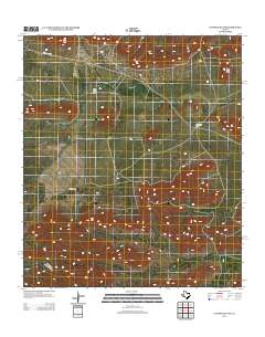 Cap Rock Butte 2012 topographic map thumbnail