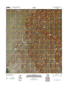 Eagle Mountains SE 2012 topographic map thumbnail