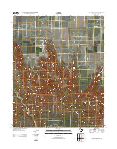 Luttrell Springs 2012 topographic map thumbnail