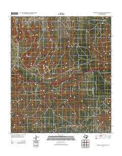 Mitchell Canyon NE 2012 topographic map thumbnail