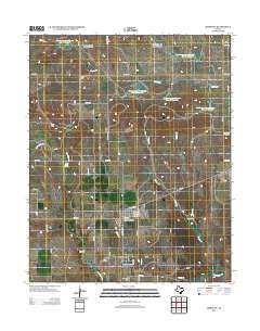 Mobeetie 2012 topographic map thumbnail