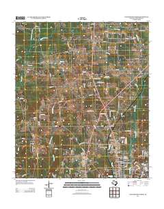Nacogdoches North 2013 topographic map thumbnail