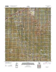 Penwell 2012 topographic map thumbnail
