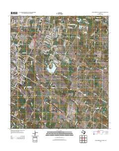 Pflugerville East 2013 topographic map thumbnail